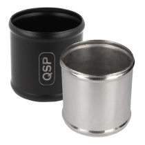 Aluminiumskarv (75mm Lång) Svart / Silver QSP Products